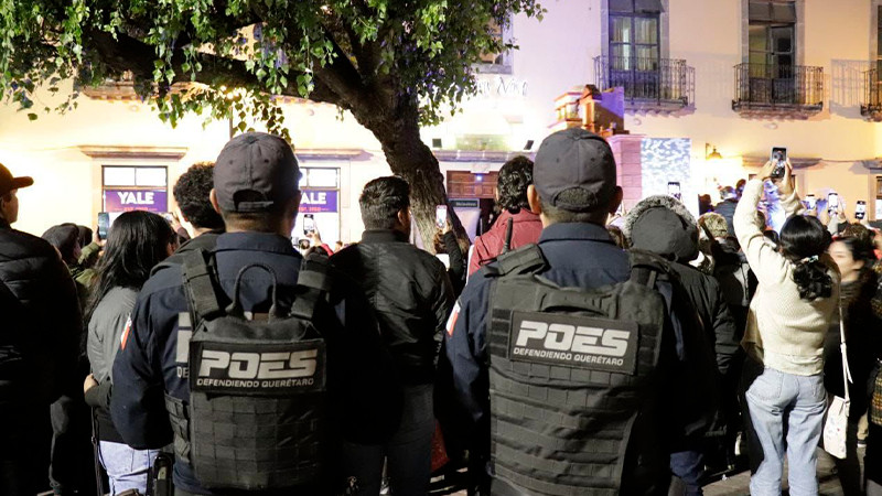 En la Ãºltima semana, PolicÃ­a Estatal de QuerÃ©taro realizÃ³ 87 operativos y detuvo a 715 personas