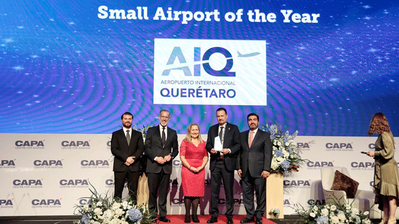 Distinguen al Aeropuerto de QuerÃ©taro como Aeropuerto Regional del AÃ±o