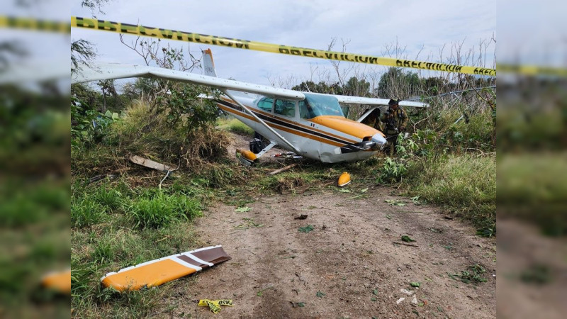 Avioneta sufre incidente al presentar una falla en el motor, en QuerÃ©taro