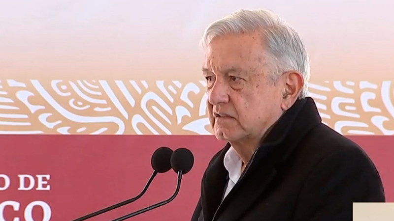 Afirma AMLO que proyecto de Tren MÃ©xico-QuerÃ©taro continÃºa avanzando