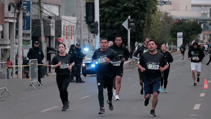 Se realizÃ³ la tradicional Carrera del DÃ­a del PolicÃ­a en QuerÃ©taro
