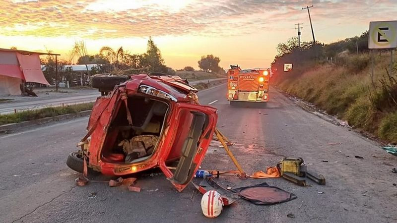 Aparatosas volcaduras, dejan solo daÃ±os materialesÂ en Corregidora, QuerÃ©taro