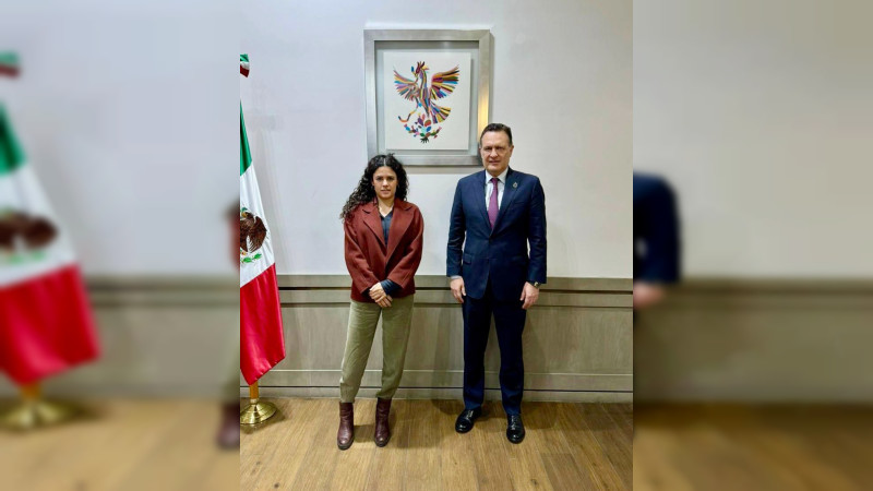 Se reÃºne Mauricio Kuri con la secretaria de GobernaciÃ³n
