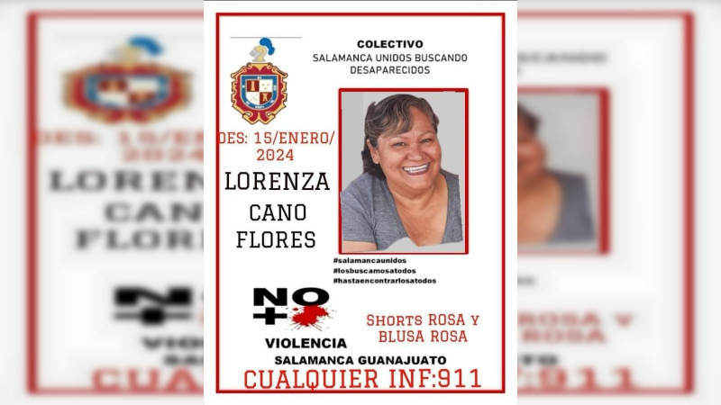 AmnistÃ­a Internacional exige localizaciÃ³n de Lorenza Cano, buscadora desaparecida en Guanajuato