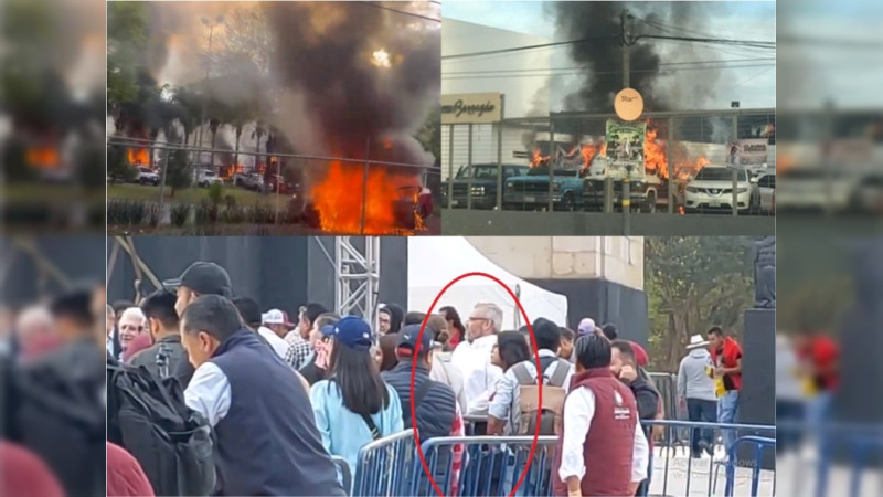 Va Gobernador a mitin en CDMX y deja MichoacÃ¡n en manos del crimen: Quemas, homicidios y comunidades amenazadas