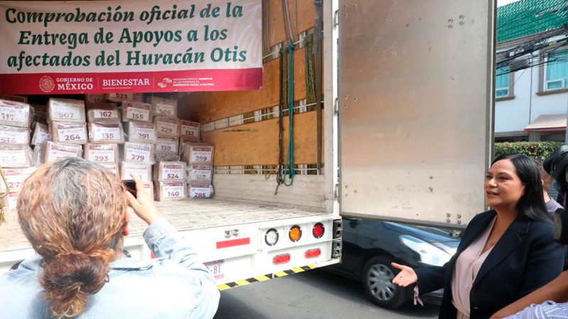 Muestra Sedebi comprobaciÃ³n de entrega de apoyos para damnificados de 