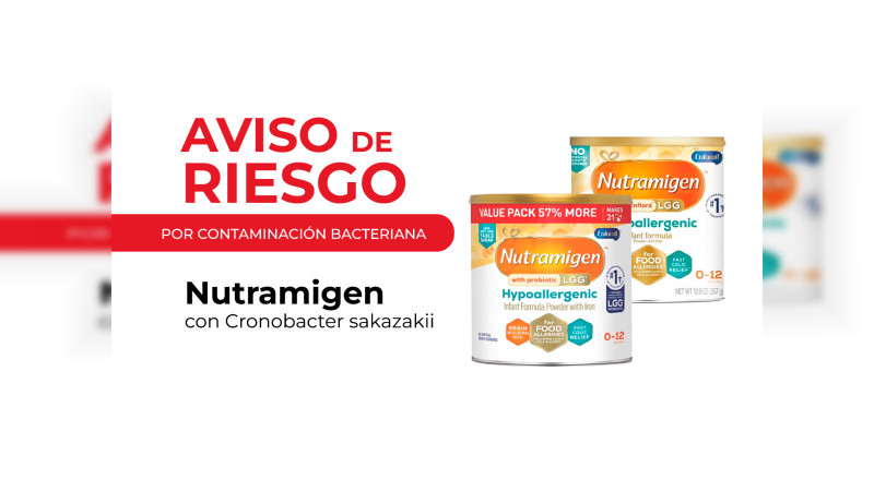 Cofepris alerta por bacteria en fÃ³rmula infantil 'Nutramigen'