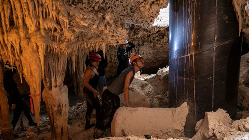 Denuncian perforaciÃ³n de cenotes y cuevas por construcciÃ³n de Tren Maya