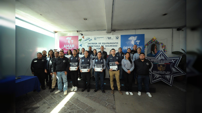 Entregan equipo al C4 de San Juan del RÃ­o, QuerÃ©taro