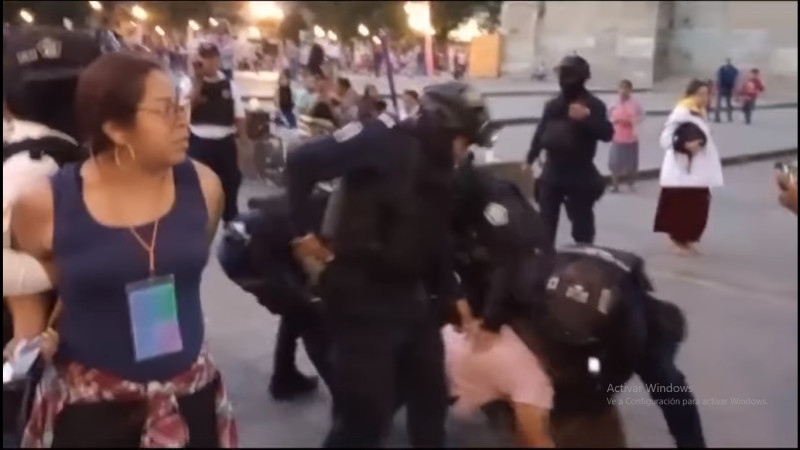 Durante marcha contra la gentrificaciÃ³n, detienen a 6 activistas en Oaxaca