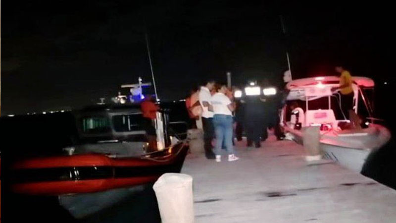 EmbarcaciÃ³n se hunde en Isla Mujeres;  4 turistas perdieron la vida
