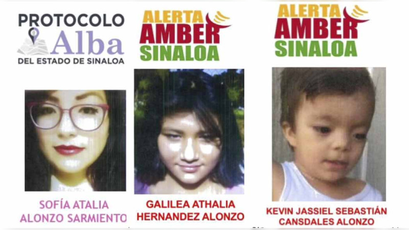 Emiten ficha de bÃºsqueda de madre y sus hijos desaparecidos en CuliacÃ¡n, Sinaloa