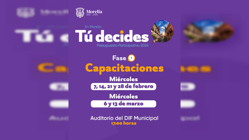 IMPLAN te capacita para la elaboraciÃ³n del proyecto para el Presupuesto Participativo 2024