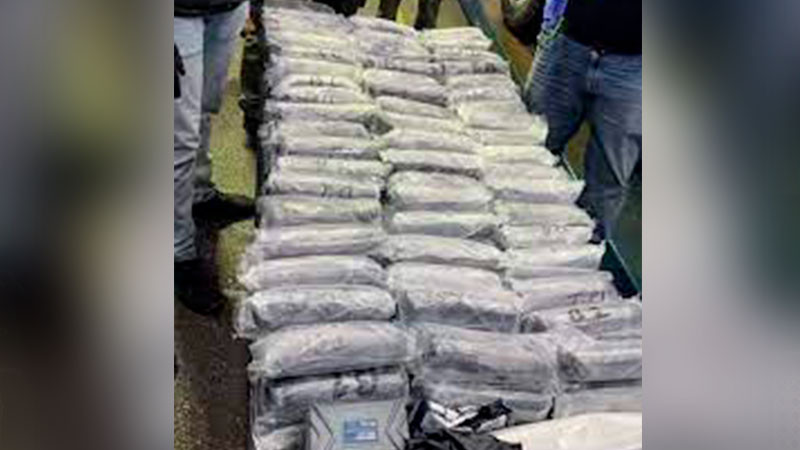 Incautan en California 110 paquetes con mÃ¡s de 70 mil pastillas de opioide 