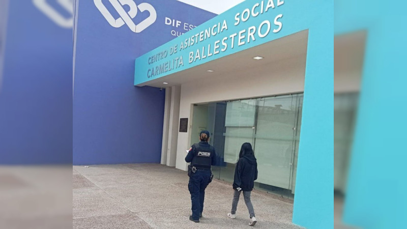 PolicÃ­a Estatal de QuerÃ©taro auxilia adolescente reportada como extraviada en Puebla