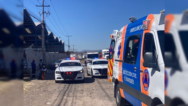 Motociclista derrapa y sufre accidente en la autopista federal 57 a la altura de Palo Alto, QuerÃ©taro