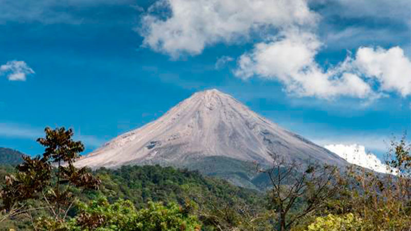 Alerta amarilla en el VolcÃ¡n de Colima ante posible caÃ­da de ceniza