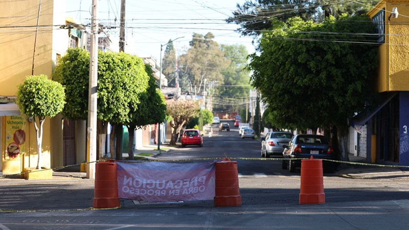 Emite Gobierno de Morelia alerta vial por labores de reparaciÃ³n y mantenimiento de vialidades