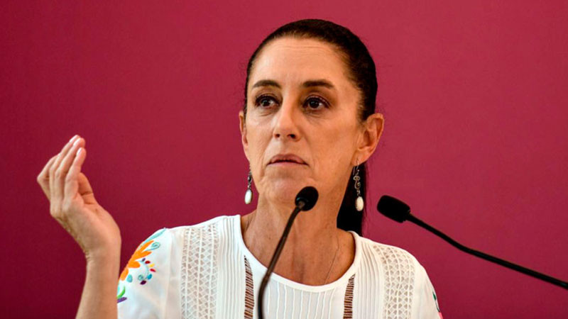 Claudia Sheinbaum defendiÃ³ a AMLO en su postura con normalistas de Ayotzinapa 
