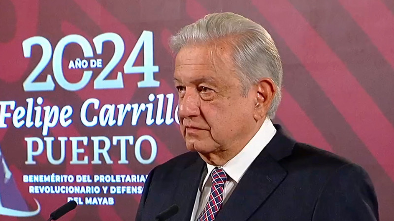 Descarta AMLO presentar denuncia por daÃ±os ocasionados a Palacio Nacional