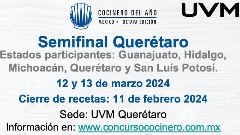 QuerÃ©taro sede de la semifinal nacional del concurso 