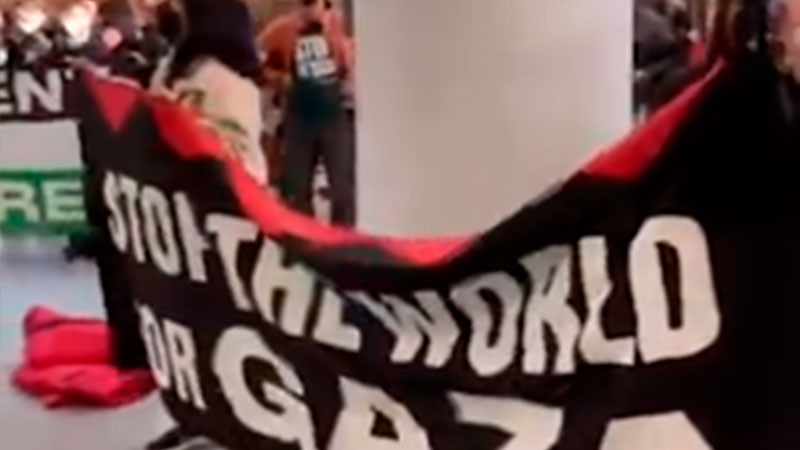 Cierran Aeropuerto de San Francisco por manifestaciÃ³n a favor de Palestina