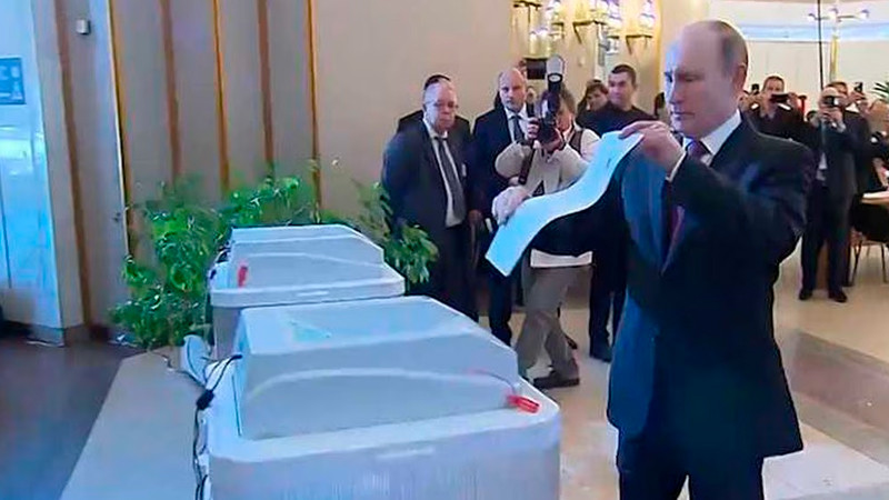 Ucrania llama a comunidad internacional a rechazar resultados de la elecciÃ³n en Rusia