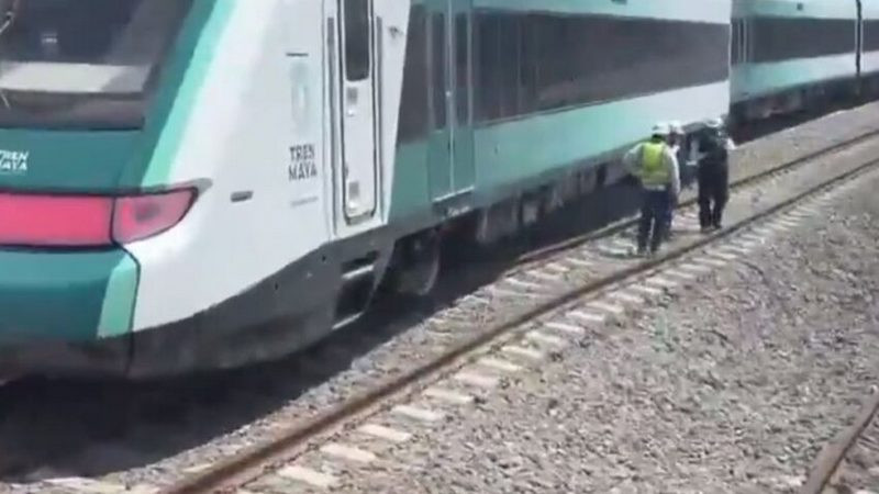 Descarrilamiento del Tren Maya, â€˜un error humanoâ€™ que puede haber sido intencional: AMLO
