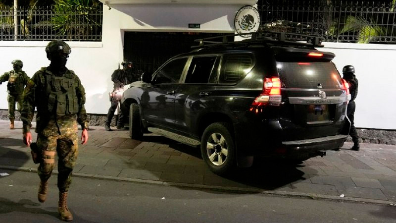 JapÃ³n condena irrupciÃ³n a Embajada de MÃ©xico en Ecuador