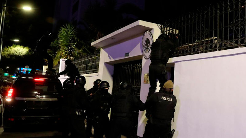 CanadÃ¡ condena la entrada de Ecuador en Embajada de MÃ©xico en Quito