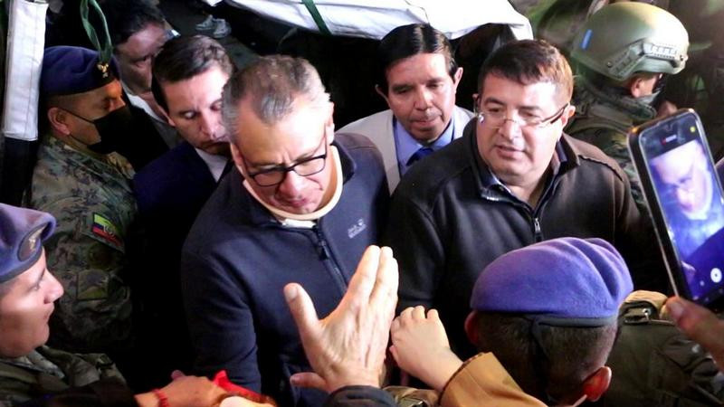 Jorga Glas, exvicepresidente de Ecuador, agradece a MÃ©xico por el asilo polÃ­tico