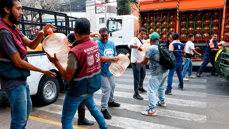 CDMX: Activan plan DN-III-E en Benito JuÃ¡rez por agua contaminada