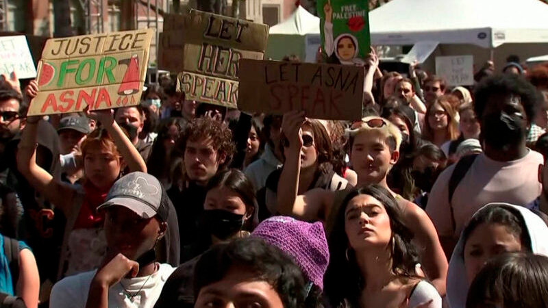 Protestas pro palestina se extienden a 60 universidades en EEUU; hay más de 500 detenidos