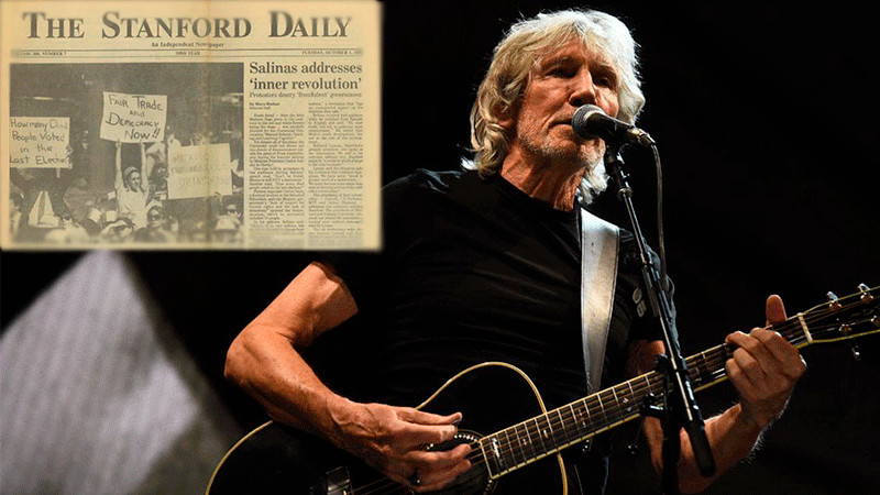 El mÃºsico britÃ¡nico, Roger Waters, felicita a Claudia Sheinbaum y le pide apoyar protestas estudiantiles pro Palestina