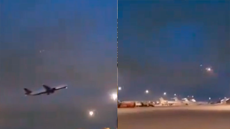AviÃ³n se incendia durante despegue en CanadÃ¡