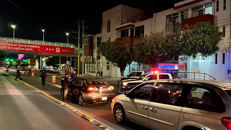 Reprueban alcoholÃ­metro 29 personas en QuerÃ©taro 