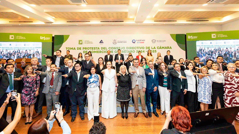 Toma protesta Lorena MuÃ±oz como presidenta de la Canaco QuerÃ©taro