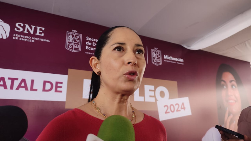 Buscan cerrar el aÃ±o con 500 mil empleos formales en MichoacÃ¡n, anuncia subsecretaria del Trabajo