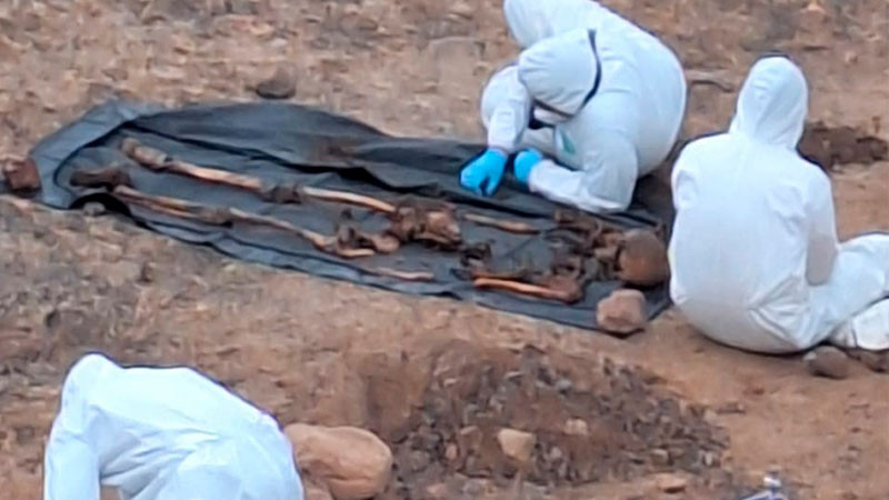 Apoya FiscalÃ­a en hallazgo de osamentas en San Juan del RÃ­o