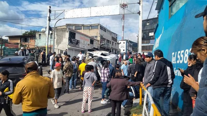 Choque automovilÃ­stico en el Estado de MÃ©xico deja 8 personas heridas