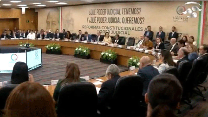 Inician diÃ¡logos sobre reforma judicial con divisiÃ³n de ministros