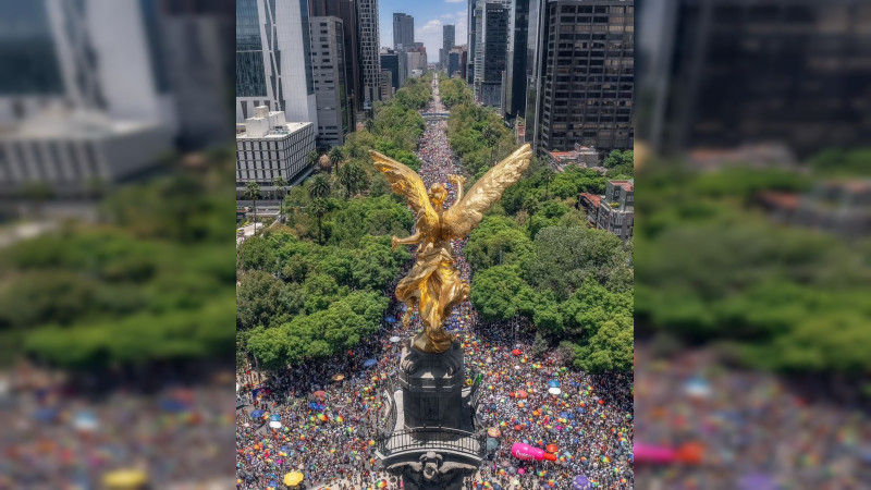 MÃ¡s de 250 mil personas asistieron a la marcha del orgullo LGBT 2024 en CDMX