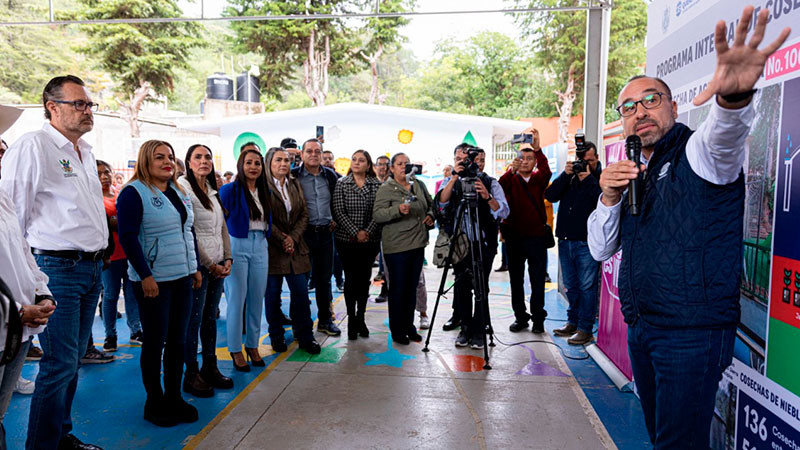 Entregan Sistema de Cosecha de Agua de lluvia en Pinal de Amoles, QuerÃ©rato 