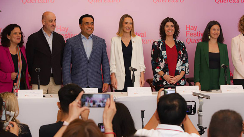 Participa Luis Nava en Anuncio de la novena ediciÃ³n del Hay Festival 2024 en QuerÃ©taro