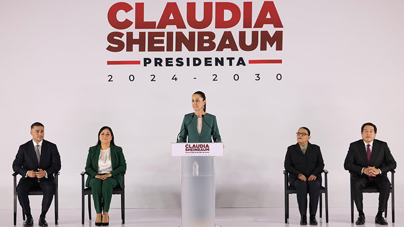Claudia Sheinbaum presenta a prÃ³ximos secretarios de GobernaciÃ³n, EducaciÃ³n, Bienestar y Seguridad