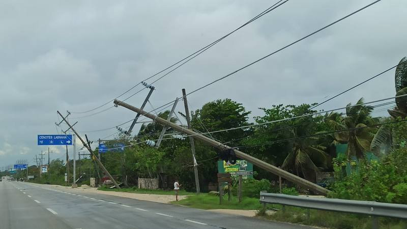 MÃ¡s de 203 mil usuarios han registrado afectaciones por â€˜Berylâ€™: CFE