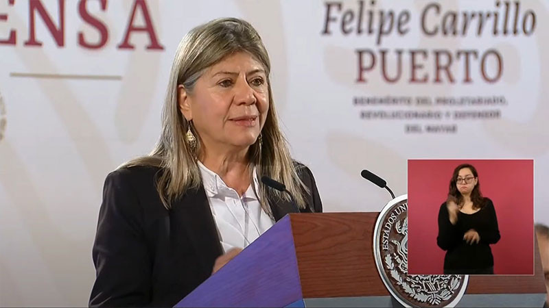 Cumple Finabien tareas encomendadas por el presidente de la RepÃºblica: RocÃ­o MejÃ­a Flores
