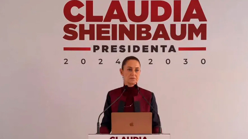 Asegura Sheinbaum que no intervendrÃ¡ en renovaciÃ³n de dirigencia de Morena