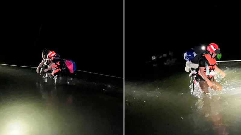 Rescatan a 11 senderistas atrapados en creciente de rÃ­o en Allende, Nuevo LeÃ³n