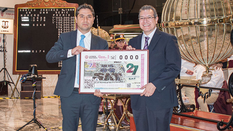 El 27 aniversario del SAT se reconoce con Sorteo Zodiaco